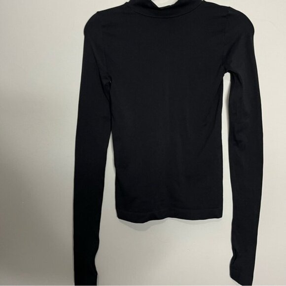 Intimately Free People Rocky Seamless Fitted Turtleneck Black, size XS/S - Picture 8 of 11